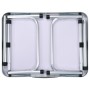 Klappbarer Campingtisch aus weißem Aluminium, 60 x 45 cm von vidaXL, Campingmöbel - Ref: Foro24-48178, Preis: 33,67 €, Rabatt: %