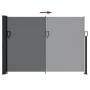 Schwarze einziehbare Seitenmarkise 140x300 cm von , Sonnenschirme - Ref: Foro24-4004294, Preis: 75,23 €, Rabatt: %