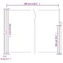 Blaue einziehbare Seitenmarkise 160x300 cm von , Sonnenschirme - Ref: Foro24-4004311, Preis: 106,04 €, Rabatt: %