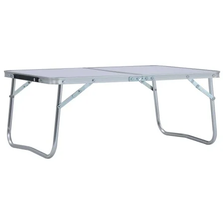 Klappbarer Campingtisch aus weißem Aluminium, 60 x 40 cm von vidaXL, Campingmöbel - Ref: Foro24-48185, Preis: 23,18 €, Rabatt: %