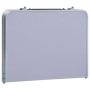 Mesa de camping plegable aluminio blanca 60x40 cm de vidaXL, Mobiliario de camping - Ref: Foro24-48185, Precio: 21,59 €, Desc...