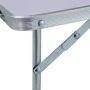 Klappbarer Campingtisch aus weißem Aluminium, 60 x 40 cm von vidaXL, Campingmöbel - Ref: Foro24-48185, Preis: 23,18 €, Rabatt: %