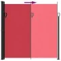 Red retractable side awning 200x600 cm by , Umbrellas - Ref: Foro24-4004552, Price: 117,03 €, Discount: %