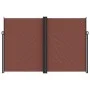 Brown retractable side awning 220x600 cm by , Umbrellas - Ref: Foro24-4004869, Price: 174,81 €, Discount: %