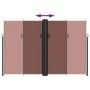 Brown retractable side awning 220x600 cm by , Umbrellas - Ref: Foro24-4004869, Price: 174,81 €, Discount: %