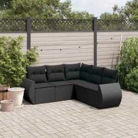 5-piece garden furniture set and black synthetic rattan cushions by , Garden sets - Ref: Foro24-3253682, Price: 346,27 €, Dis...