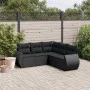 5-teiliges Gartenmöbel-Set und schwarze synthetische Rattankissen von , Gartensets - Ref: Foro24-3253682, Preis: 346,27 €, Ra...