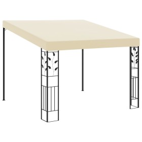 Cream wall-mounted gazebo 3x3x2.5 m by vidaXL, Tents and gazebos - Ref: Foro24-47997, Price: 224,41 €, Discount: %