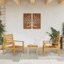Gartensessel 2 Einheiten aus massivem Akazienholz 66,5x65x81 cm von , Gartenstühle - Ref: Foro24-366374, Preis: 133,74 €, Rab...