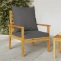 Sillón de jardín con cojines 2 uds madera maciza acacia de , Sillas de jardín - Ref: Foro24-366376, Precio: 172,82 €, Descuen...