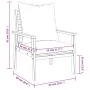 Gartensessel mit Kissen 2 Stück aus massivem Akazienholz von , Gartenstühle - Ref: Foro24-366376, Preis: 175,18 €, Rabatt: %
