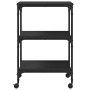 Soporte de impresora 3 niveles madera negro 50x41x75 cm de , Soportes para impresoras - Ref: Foro24-842286, Precio: 59,59 €, ...