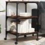 Soporte de impresora 3 niveles marrón roble 50x41x75 cm de , Soportes para impresoras - Ref: Foro24-842290, Precio: 48,98 €, ...