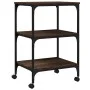 Druckerständer 3 Ebenen Eiche braun 50x41x75 cm von , Drucker unterstützt - Ref: Foro24-842290, Preis: 48,39 €, Rabatt: %
