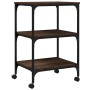 Soporte de impresora 3 niveles marrón roble 50x41x75 cm de , Soportes para impresoras - Ref: Foro24-842290, Precio: 48,98 €, ...
