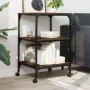 Soporte de impresora 3 niveles marrón roble 50x41x75 cm de , Soportes para impresoras - Ref: Foro24-842290, Precio: 48,38 €, ...