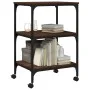Druckerständer 3 Ebenen Eiche braun 50x41x75 cm von , Drucker unterstützt - Ref: Foro24-842290, Preis: 48,39 €, Rabatt: %