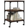 Soporte de impresora 3 niveles marrón roble 50x41x75 cm de , Soportes para impresoras - Ref: Foro24-842290, Precio: 48,98 €, ...