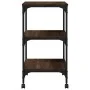 Druckerständer 3 Ebenen Eiche braun 50x41x75 cm von , Drucker unterstützt - Ref: Foro24-842290, Preis: 48,39 €, Rabatt: %