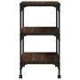 Soporte de impresora 3 niveles marrón roble 50x41x75 cm de , Soportes para impresoras - Ref: Foro24-842290, Precio: 48,98 €, ...