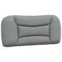 Light gray fabric bed frame with headboard 90x190 cm by , Beds and slatted bases - Ref: Foro24-3207737, Price: 162,85 €, Disc...