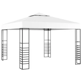 Weißes Gartenpavillonzelt 3x3 m von vidaXL, Zelte und Pavillons - Ref: Foro24-48033, Preis: 227,27 €, Rabatt: %