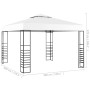Weißes Gartenpavillonzelt 3x3 m von vidaXL, Zelte und Pavillons - Ref: Foro24-48033, Preis: 254,96 €, Rabatt: %