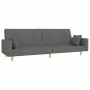 2-Sitzer-Schlafsofa mit Hocker aus dunkelgrauem Stoff von , Sofas - Ref: Foro24-3216241, Preis: 327,74 €, Rabatt: %