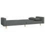 2-seater sofa bed with stool in dark gray fabric by , Sofas - Ref: Foro24-3216241, Price: 333,16 €, Discount: %