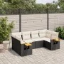 6-piece garden sofa set and black synthetic rattan cushions by , Garden sets - Ref: Foro24-3227099, Price: 401,85 €, Discount: %