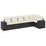 6-piece garden sofa set and black synthetic rattan cushions by , Garden sets - Ref: Foro24-3254923, Price: 390,10 €, Discount: %