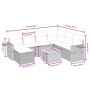 8-piece garden sofa set and black synthetic rattan cushions by , Garden sets - Ref: Foro24-3264961, Price: 495,53 €, Discount: %