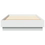 Weißer Bettrahmen aus Holzwerkstoff, 90 x 200 cm von , Betten und Lattenroste - Ref: Foro24-839602, Preis: 89,72 €, Rabatt: %
