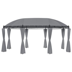 Pavillon mit anthrazitgrauen Vorhängen 520x349x255 cm von vidaXL, Zelte und Pavillons - Ref: Foro24-48035, Preis: 401,43 €, R...