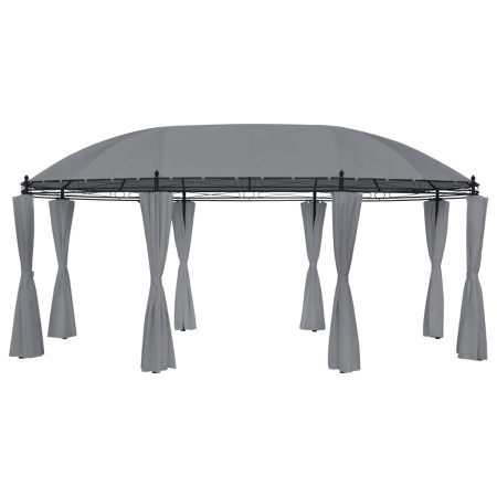 Gazebo with anthracite gray curtains 520x349x255 cm by vidaXL, Tents and gazebos - Ref: Foro24-48035, Price: 401,43 €, Discou...
