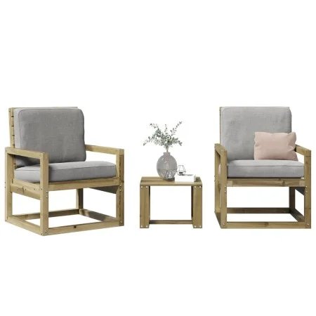 Garden furniture set 3 pieces impregnated pine wood by , Garden sets - Ref: Foro24-832556, Price: 122,84 €, Discount: %