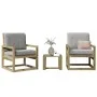 Garden furniture set 3 pieces impregnated pine wood by , Garden sets - Ref: Foro24-832556, Price: 122,84 €, Discount: %