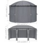 Gazebo with anthracite gray curtains 520x349x255 cm by vidaXL, Tents and gazebos - Ref: Foro24-48035, Price: 401,43 €, Discou...