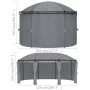 Gazebo with anthracite gray curtains 520x349x255 cm by vidaXL, Tents and gazebos - Ref: Foro24-48035, Price: 409,97 €, Discou...