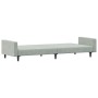 2-seater sofa bed with light gray velvet stool by , Sofas - Ref: Foro24-3216236, Price: 311,01 €, Discount: %