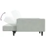 2-Sitzer-Schlafsofa mit hellgrauem Samthocker von , Sofas - Ref: Foro24-3216236, Preis: 306,18 €, Rabatt: %