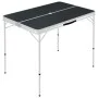 Folding camping table with 2 gray aluminum benches by vidaXL, camping furniture - Ref: Foro24-48183, Price: 106,75 €, Discoun...