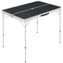 Klappbarer Campingtisch mit 2 grauen Aluminiumbänken von vidaXL, Campingmöbel - Ref: Foro24-48183, Preis: 116,79 €, Rabatt: %