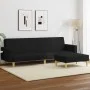 2-seater sofa bed with black fabric stool by , Sofas - Ref: Foro24-3216229, Price: 327,16 €, Discount: %