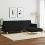 2-seater sofa bed with black fabric stool by , Sofas - Ref: Foro24-3216229, Price: 327,16 €, Discount: %