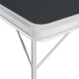 Klappbarer Campingtisch mit 2 grauen Aluminiumbänken von vidaXL, Campingmöbel - Ref: Foro24-48183, Preis: 116,79 €, Rabatt: %