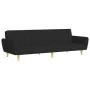 2-Sitzer-Schlafsofa mit schwarzem Stoffhocker von , Sofas - Ref: Foro24-3216248, Preis: 326,99 €, Rabatt: %