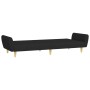 2-Sitzer-Schlafsofa mit schwarzem Stoffhocker von , Sofas - Ref: Foro24-3216248, Preis: 327,64 €, Rabatt: %