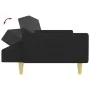 2-Sitzer-Schlafsofa mit schwarzem Stoffhocker von , Sofas - Ref: Foro24-3216248, Preis: 326,99 €, Rabatt: %