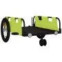 Bicycle trailer iron and green Oxford cloth by , Bicycle trailers - Ref: Foro24-94193, Price: 89,43 €, Discount: %
